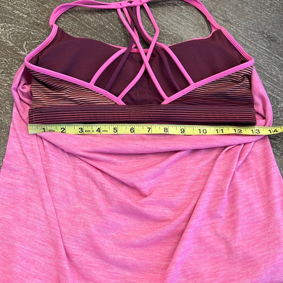 lululemon athletica Lighten Up Tank - Heathered Pink - Picture 8 of 9